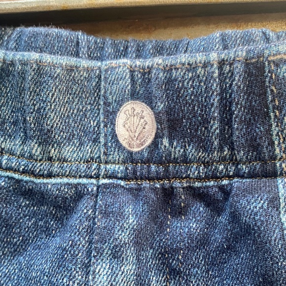 rag & bone Miramar Imitation Denim Print French Terry Shorts w/Side Pockets. Lrg - Picture 3 of 10